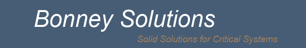 Bonney Solutions - Solid Solutions for Critical Systems